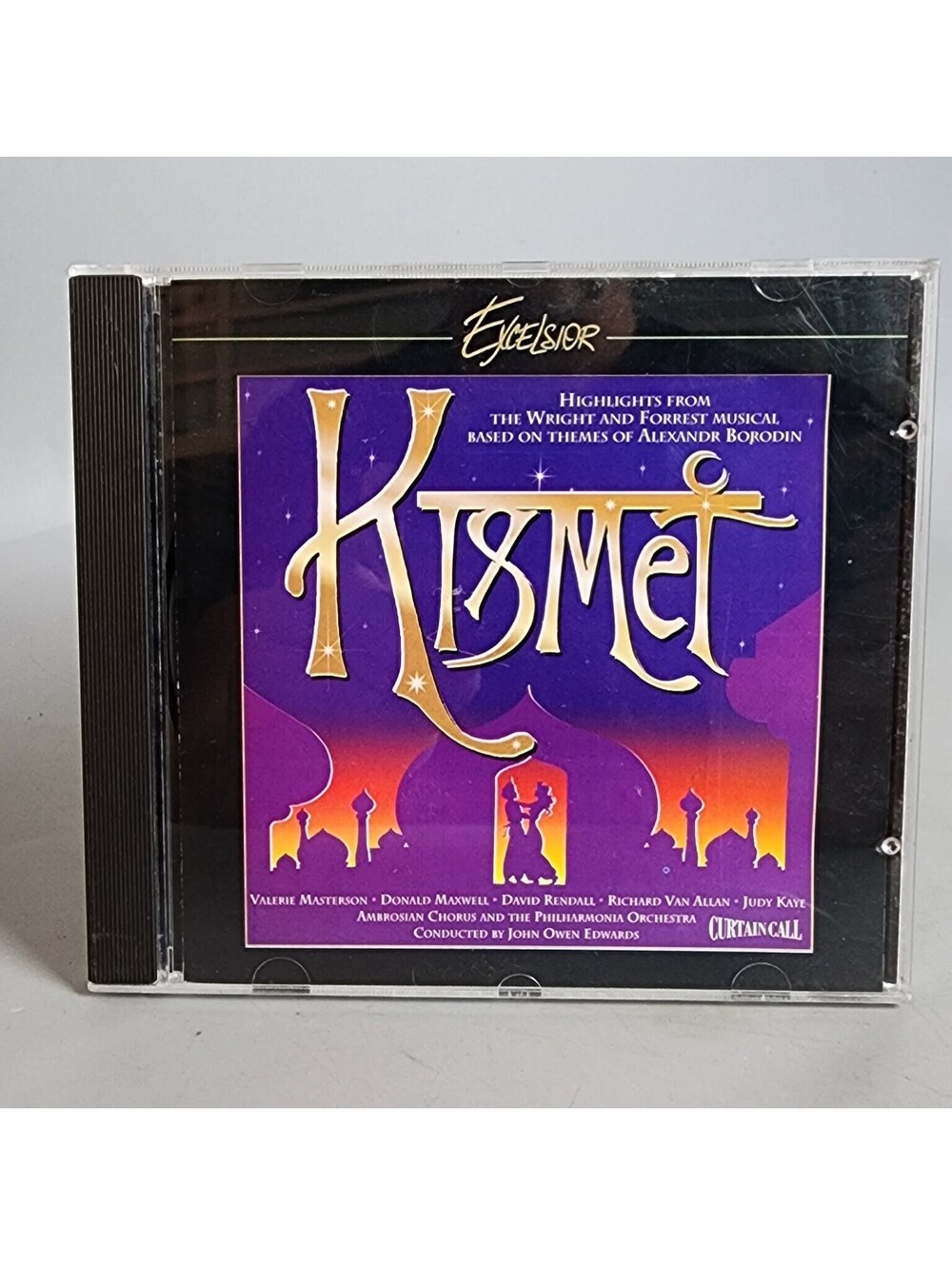 Kismet Highlights CD Musical Wright Forrest Borodin Excelsior John Owen Edwards